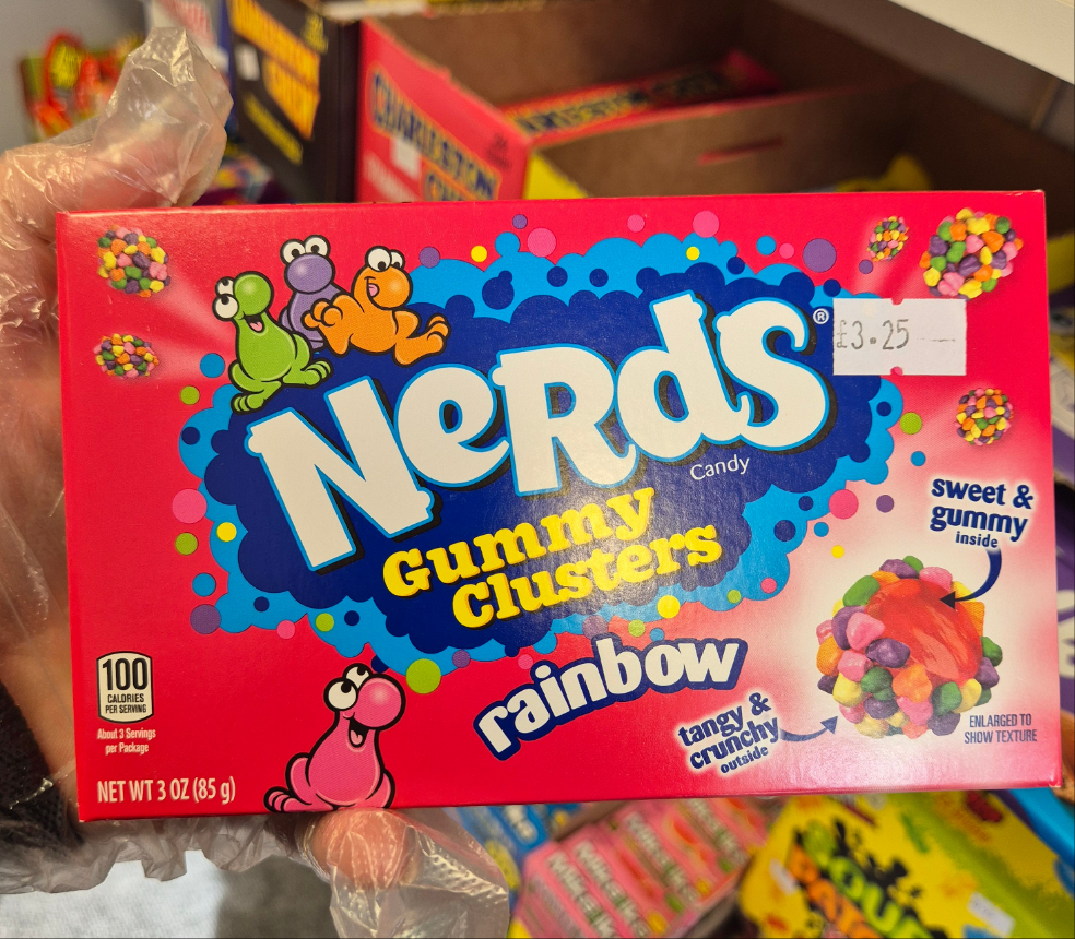 Nerds Gummy Clusters Theatre Box 3oz