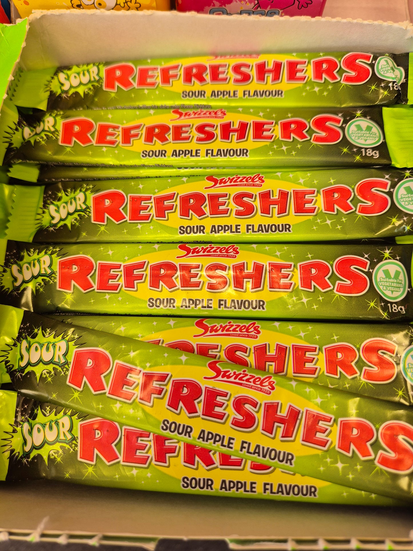 Swizzels Refreshers Sour Apple Chew Bars 18g