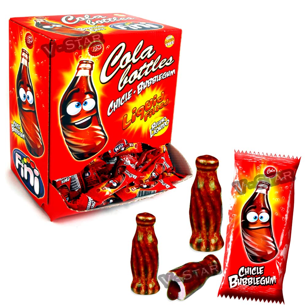 Fini Cola Bottles Liquid Filled Bubblegum