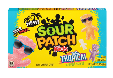 Sour patch kids tropical theatre box 99g