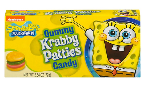 Krabby Pattie Gummy Theatre Box 72g