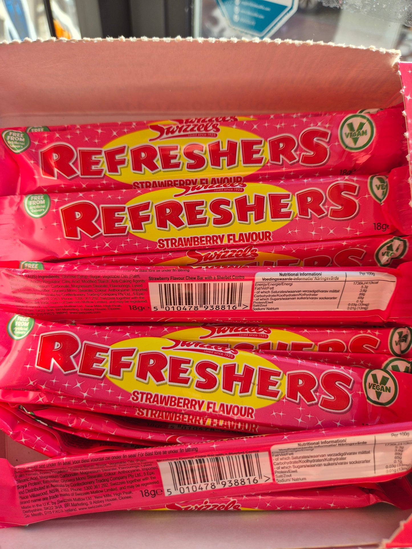 Swizzels Refreshers Strawberry Chew Bars